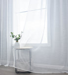2er Set Gardinen »Dresden« Ösen HxB 245x135 cm Natur Raffhalter filigran leicht modern elegant Linienmuster 202440-2 Gardinenschal Img7318_94c9aad1-a930-4b7a-99ee-494f32fe9c2d | gerdinenbox.com