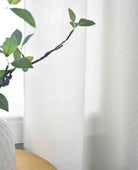 Halbtransparente Gardine mit Ösen »Leipzig« Kettenmuster lichtdurchlässig elegante Struktur 202450 Gardinenschal Img7347 | gerdinenbox.com
