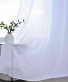 Halbtransparente Gardine mit Ösen »Leipzig« Kettenmuster lichtdurchlässig elegante Struktur 202450 Gardinenschal Img7463 | gerdinenbox.com