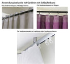 Vorhang Schal blickdicht verdeckte Schlaufen Universalband Digitaldruck (Höhe x Breite cm) 204902 Vorhang Set schlaufenband_anwendung_76 | gerdinenbox.com