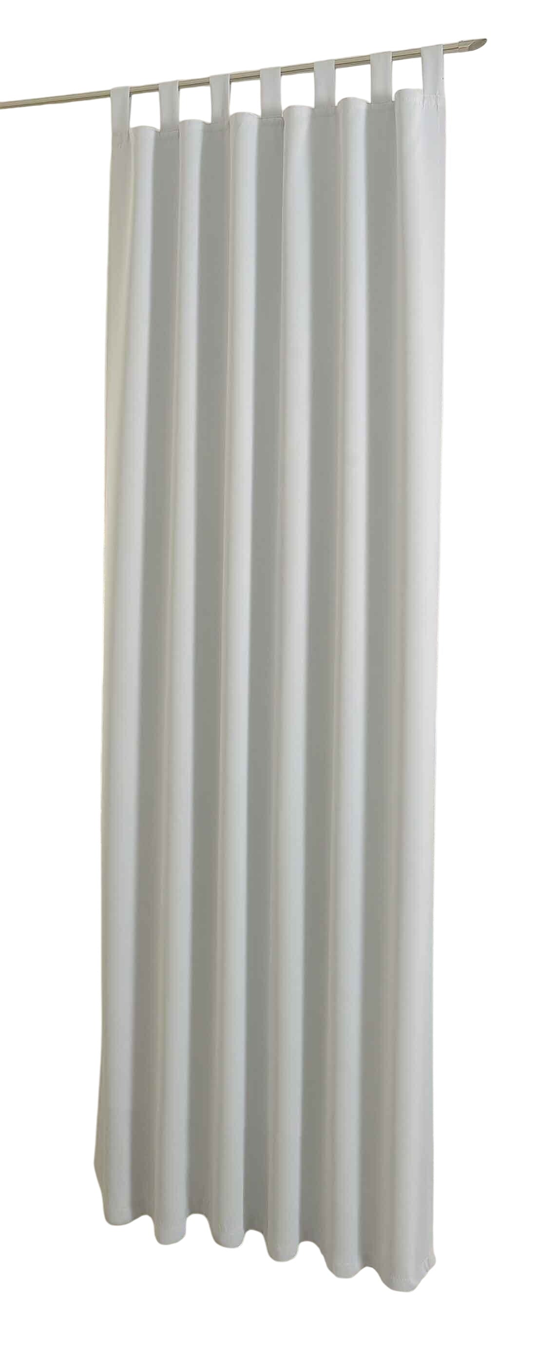 Verdunkelungsvorhang Schlaufen »Stein« HxB 245x135 cm Stein Blackout Matt Uni Kräuselband 20610X Vorhang verdunkelungsvorhang-stein-detaillierte-ansicht-vorhangfalten | gerdinenbox.com